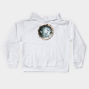 Fish in the Wall Kids Hoodie